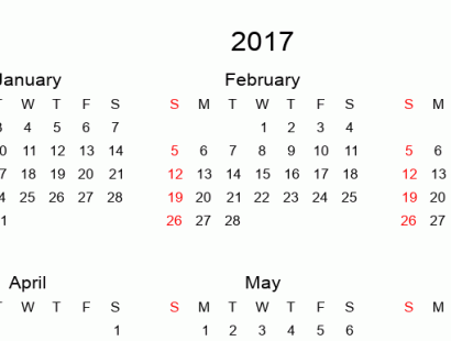 printable full year calendars for 2017