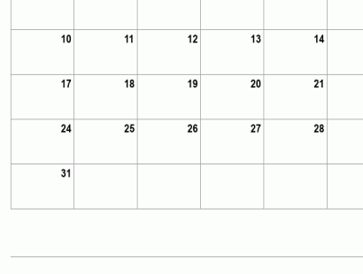 printable monthly calendars for
